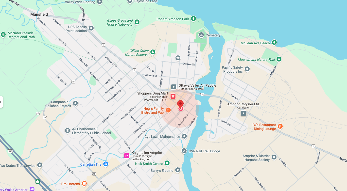 4 Elgin Street West map